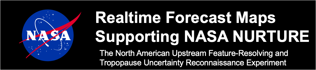 Forecasts maps supporting NASA NURTURE